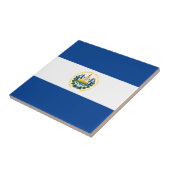El Salvador Flag Ceramic Tile Tegeltje (Zijkant)