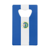 El Salvador Flag Creditkaart Flessenopener (Achterkant)