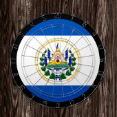 El Salvador Flag Dartboard en El Salvador-game Dartbord