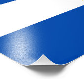 El Salvador Flag Foto Afdruk (Hoek)