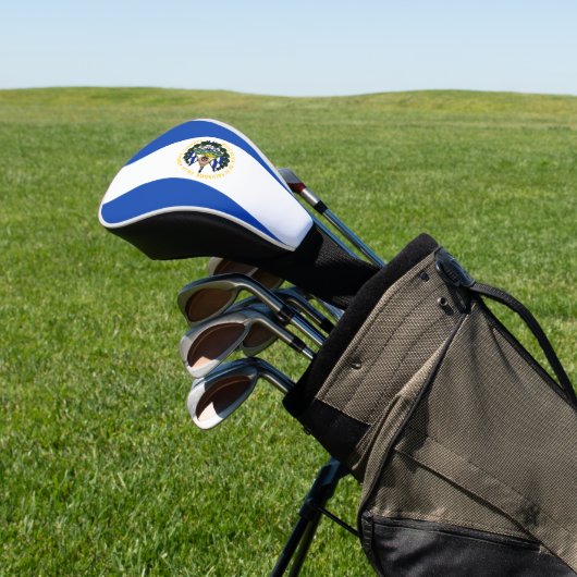El Salvador Flag Golfheadcover (Insitu)