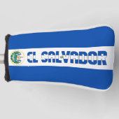 El Salvador Flag Gorheerlijk Patriotic Golfheadcover (Voorkant)
