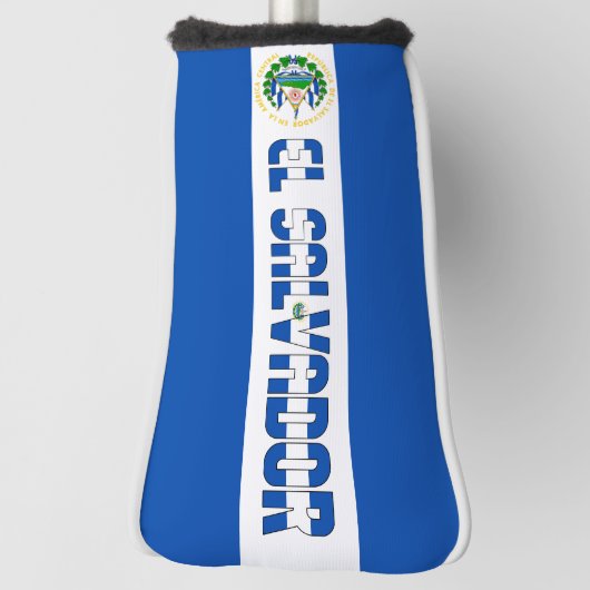 El Salvador Flag Gorheerlijk Patriotic Golfheadcover (Draai 90)