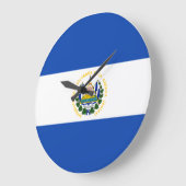 El Salvador Flag Grote Klok (Hoek)