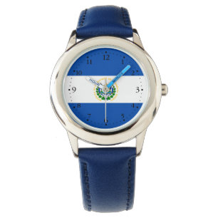 El Salvador Flag Horloge
