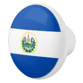 El Salvador Flag Keramische Knop (Rechts)