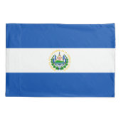 El Salvador Flag Kussensloop (Achterkant)