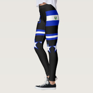 El Salvador Flag Leggings