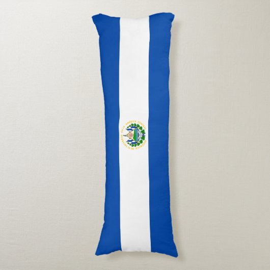 El Salvador Flag Lichaamskussen (Voorkant Verticaal)