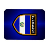 El Salvador Flag Magneet (Horizontaal)