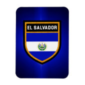 El Salvador Flag Magneet (Verticaal)