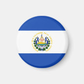 El Salvador Flag Magnet (Voorkant)