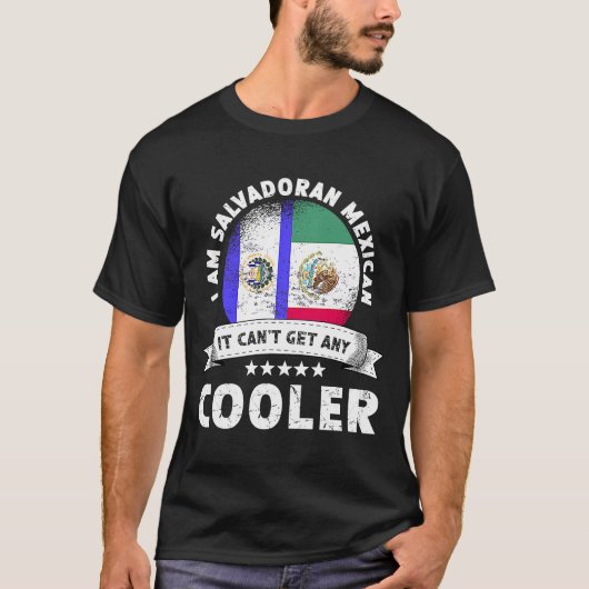 El Salvador Flag Mexico Groot Patriot Land Citi T-shirt (Voorkant)