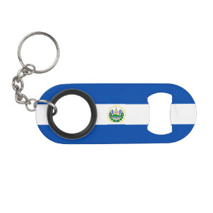 El Salvador Flag Mini Flessenopener