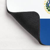El Salvador Flag Mousepad Muismat (Hoek)