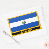 El Salvador Flag Rechthoekige Sticker (Envelop)