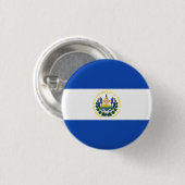 El Salvador Flag Ronde Button 3,2 Cm (Voorkant /achterkant)