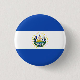 El Salvador Flag Ronde Button 3,2 Cm