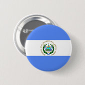 El Salvador Flag Ronde Button 5,7 Cm (Voorkant /achterkant)