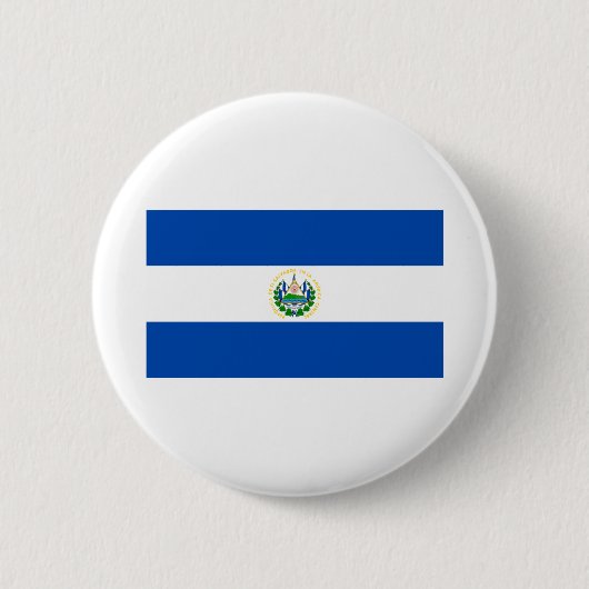 El Salvador Flag Ronde Button 5,7 Cm (Voorkant)