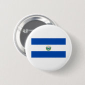 El Salvador Flag Ronde Button 5,7 Cm (Voorkant /achterkant)