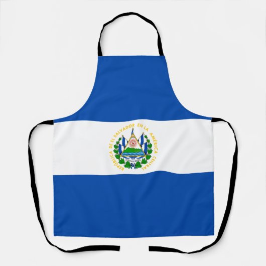 El Salvador Flag Schort (Voorkant)