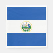 El Salvador Flag Servet (Voorkant)