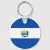 El Salvador Flag Sleutelhanger (Achterkant)