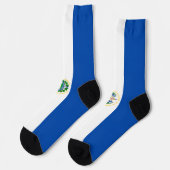 El Salvador Flag Sokken (Links)