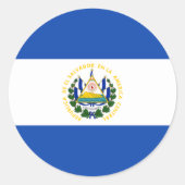 El Salvador Flag Sticker (Voorkant)