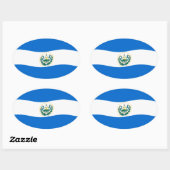 El Salvador Flag Sticker (Vel)