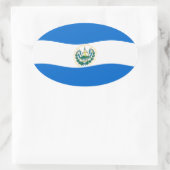 El Salvador Flag Sticker (Tas)