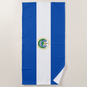El Salvador Flag Strandlaken (Voorkant)