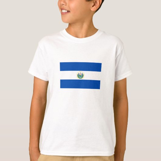 El Salvador Flag T-shirt (Voorkant)