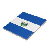 El Salvador Flag Tegeltje (Zijkant)