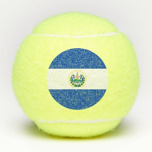 El Salvador Flag Tennisballen (Voorkant)