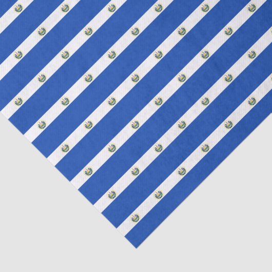 El Salvador Flag Tissuepapier (Detail)