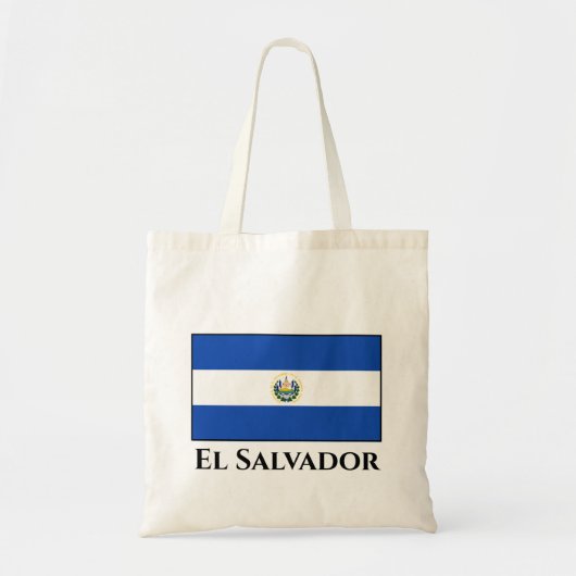 El Salvador Flag Tote Bag (Voorkant)