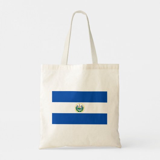 El Salvador Flag Tote Bag (Achterkant)