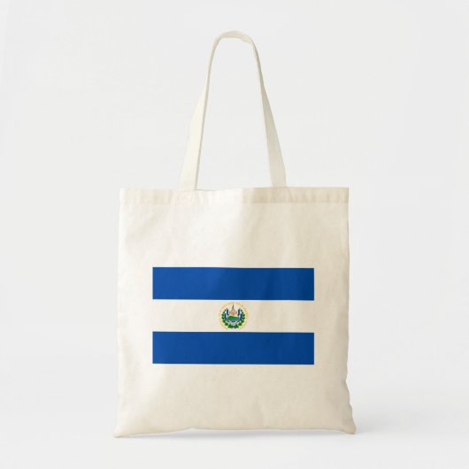 El Salvador Flag Tote Bag (Voorkant)