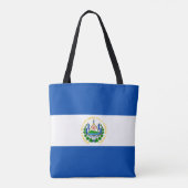 El Salvador Flag Tote Bag (Achterkant)