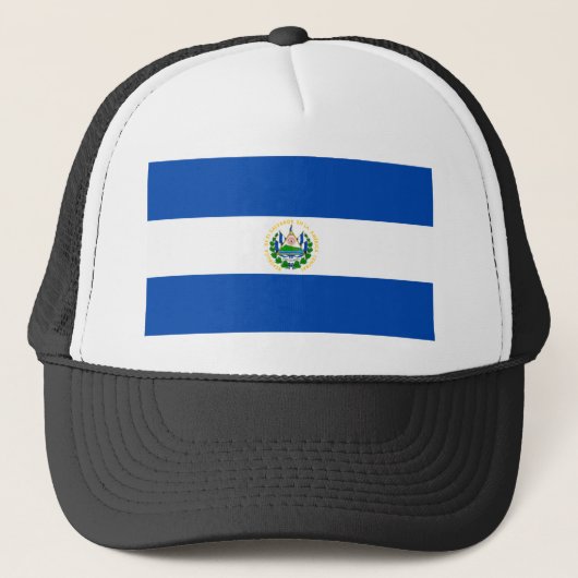 El Salvador Flag Trucker Pet (Voorkant)