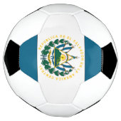 El Salvador Flag Voetbal (Gedraaid)