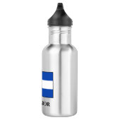 El Salvador Flag Waterfles (Rechts)