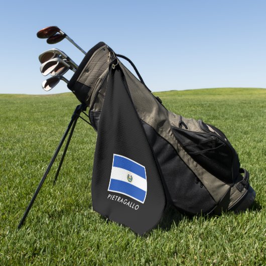 El Salvador Golf Towel Golfhanddoek (Groen)