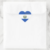 El Salvador Hartsticker, Patriottistische Salvador Hart Sticker (Tas)