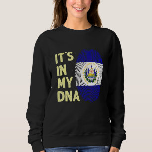 El Salvador in mijn dna Salvadoreaanse vlaggenteam Trui