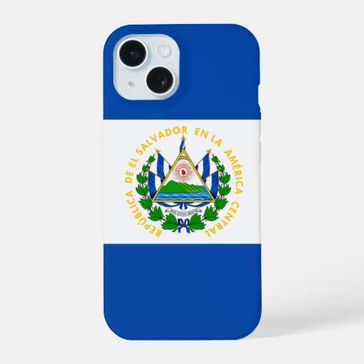 El Salvador iPhone 15 Case (Achterkant)