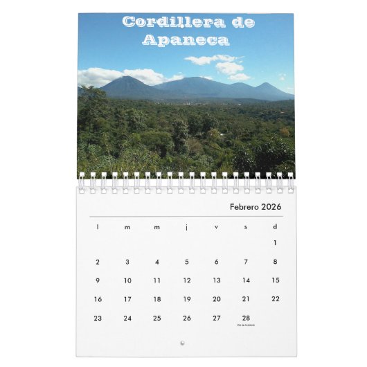 El Salvador Kalender (Feb 2026)