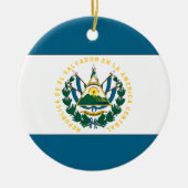El Salvador Keramisch Ornament (Voorkant)